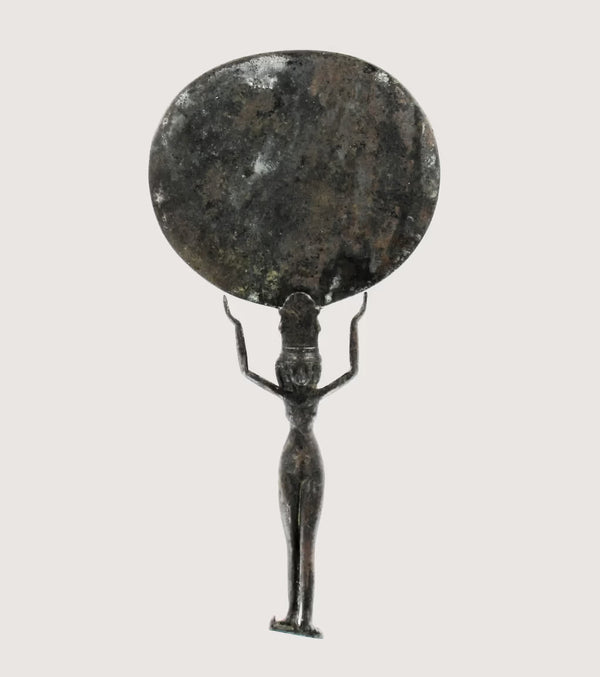 Egyptian Caryatid Mirror: Ritual, Reflection, and Renewal