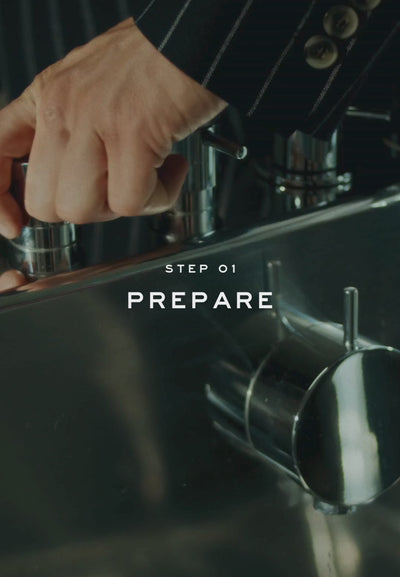 Run warm water and allow the steam to fill the room. The heat will open up your 39BC scent. Create a moment of pause before cleansing the body.