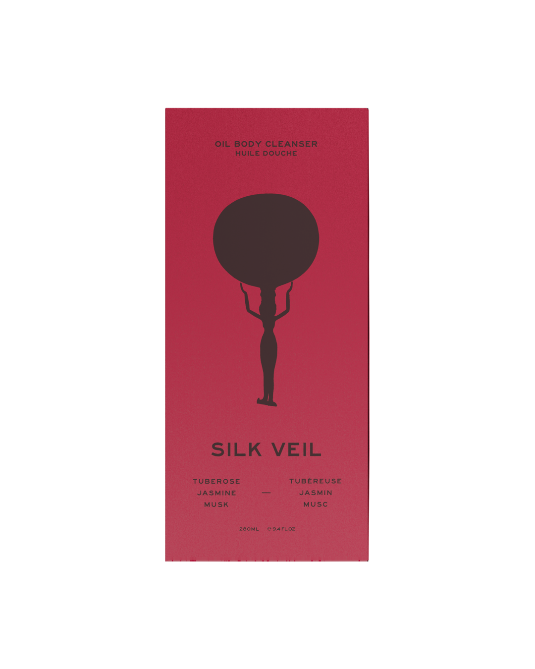 Silk Veil — tuberose and jasmine body wash, a luxury cleansing oil inspired by Cleopatra’s private bathing rituals.